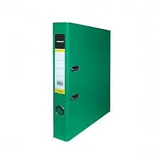 Купить Папка архивная 55мм А4 зеленая,PVC,прозр.карман,металл.уголки, inФОРМАТ — Фото №1