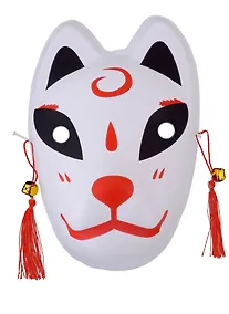 Купить Маска Японская лисичка Кицунэ (24х15) (пластик) — Фото №1