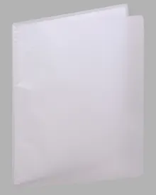 Купить Папка 20ф B6 "Transparent" пластик, серая — Фото №1