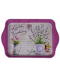 Купить Поднос Прованс глянцевый (металл) (21х14) — Фото №1