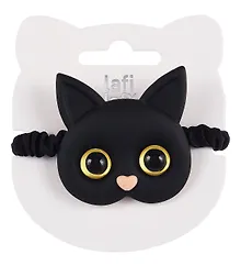 Купить Резиночка Котик с глазками (черная) (пластик) (12-LuoJie-002) Lafilaf — Фото №1