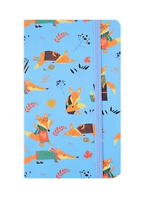 Купить Записная книжка А6 80л кл. "Flower time" 7БЦ, резинка, цв.обрез, инд.уп., ассорти — Фото №1