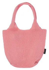 Купить Сумка-авоська вязаная Розовая (17х23х9) (12-12618-202411-B21) — Фото №1