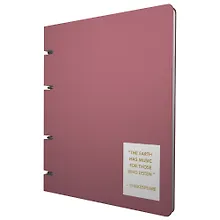 Купить Тетрадь 120л кл. "NUANCES. Агат" на кольцах, смен.блок, обл. кож.зам, нашивка, инд.уп — Фото №1