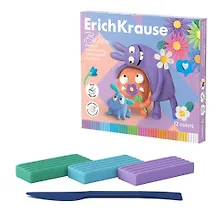 Купить Пластилин 12 цветов 216г "Jolly Friends Pastel Bloom", Erich Krause — Фото №1