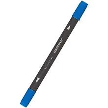 Купить Маркер акварельный "Сонет", двухсторон., кисть и тонкий наконечник, ультрамарин, сонет — Фото №1