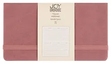 Купить Планинг недат. 64л "Joy Book" малиновый латте, карманный, иск.кожа 7Б, скругл.углы, тонир.блок, резинка, офсет, ляссе — Фото №1