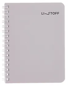 Купить Записная книжка А6 80л кл. "Mist" пласт.обл., спираль — Фото №1