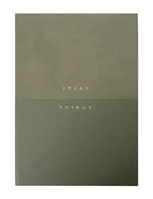 Купить Книга для записей А5 80л лин. "Ideas & Things" зел., Schiller — Фото №1