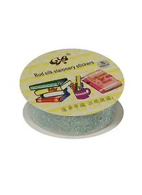 Купить Клейкая лента для декора мерцающая зеленый (11099101) — Фото №1