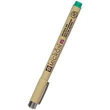 Купить Капиллярная ручка «Pigma Micron», Sakura, 0.45 мм, зелёная — Фото №1