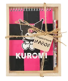 Купить Блокнот Kuromi-1 с ручкой шариковой, А5, 60 листов — Фото №1