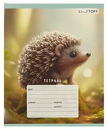 Купить Тетрадь в клетку Listoff, "Зверушки", 12 листов — Фото №1