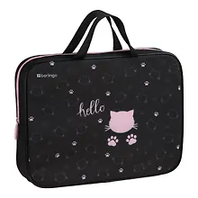 Купить Папка для тетрадей А4 "Royal Kitty" 35*26,5*7,5см, ткань, молния — Фото №1