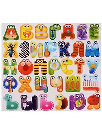 Купить КТ Магнитный русский алфавит Веселые буквы (17х20см) (S-1900) — Фото №1