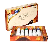 Купить Краски масляные 06цв 18мл "Студия" туба, к/к., Гамма — Фото №1