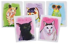 Купить Тетрадь в клетку "Мемасики", 48 листов, в ассортименте — Фото №1