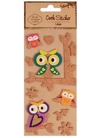 Купить Стикеры пробковые Совы (D26000681D) — Фото №1