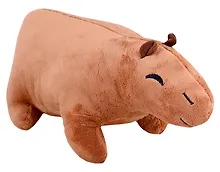 Купить Мягкая игрушка Капибара с закрытыми глазками (30см) — Фото №1