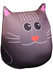 Купить Игрушка-антистресс Котик серый (38х30) (АН2017-4) — Фото №1