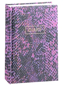 Купить Ежедневник недат. А5 128л "Leather. Pink" 7БЦ, обл.поролон, лам.soft touch, тисн.сер.и зол.фольгой, офсет — Фото №1