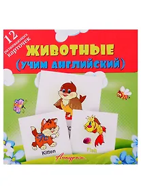 Купить Животные (учим английский). Развивающие карточки — Фото №1