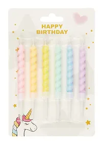 Купить Набор свечей для торта (6шт) (7см) (блистер) — Фото №1