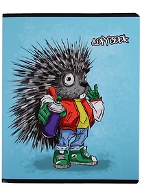 Купить Тетрадь в клетку Феникс+, "Звери на стиле", 48 листов, в ассортименте — Фото №1