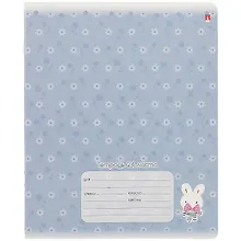 Купить Тетрадь в клетку Альт, "Зефирные зайчата", 24 листа, в ассортименте — Фото №1