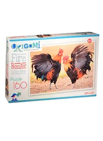 Купить Пазл Оригами 160эл FireRooster Огненные петухи в ассортименте 02629 — Фото №1
