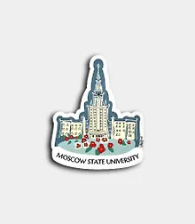 Купить Магнит МГУ (Москва) (5х5) (MAG00-MSK0030-F-EN) — Фото №1