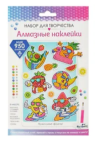 Купить Алмазные наклейки "Прикольные фрукты" — Фото №1