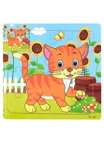 Купить Развивающая рамка "Рыжий котенок" — Фото №1