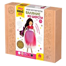 Купить Набор для творчества. Валяние шерстью. Цветочная фея "Пиона" — Фото №1