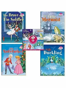 Купить Читаем вместе. Сборник сказок. Уровень 3 (CD+4 книги: Русалочка, Щелкунчик, Гадкий утенок, Стойкий оловяный солдатик) — Фото №1