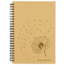 Купить Скетчбук «Хрупкий цветок», 80 листов, А5 — Фото №1