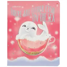 Купить Тетрадь в клетку Альт, "Милота зашкаливает", 48 листов, в ассортименте — Фото №1