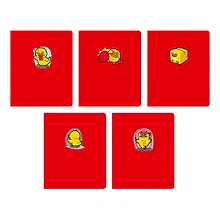 Купить Тетрадь в клетку Listoff, "Total Red. Ducks", 48 листов, в ассортименте — Фото №1