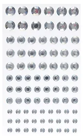 Купить Стразы кристаллы, белые, микс размеров — Фото №1