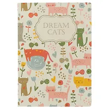 Купить Блокнот «Dream cats», 192 страницы, А5 — Фото №1