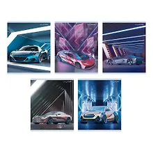 Купить Тетрадь в клетку Listoff, "Спортивные авто", 48 листов, в ассортименте — Фото №1