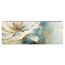 Купить Планинг недат. 64л. "Наппа. Цветок" кожзам, мягк.преплет, тиснение фольгой, офсет, полускр.евроспираль — Фото №1