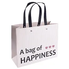 Купить Пакет А4 24,5*19,5*9,5 "A bag of happiness" нейтр., бум.мат.ламинат — Фото №1