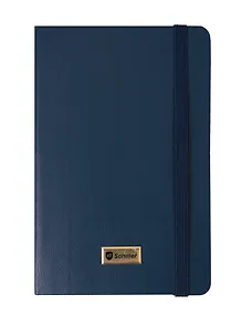 Купить Записная книга А6 80л лин. "Elegance" синяя, инт.переплет, Schiller — Фото №1