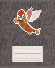 Купить Тетрадь в клетку Listoff, Street style, 24 листа — Фото №1