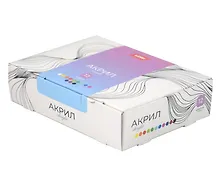 Купить Акрк-012 Краски акриловые КЛАССИКА, 12 цв. по 20 мл — Фото №1