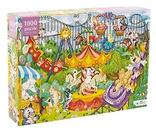 Купить Пазл 1000 элементов "Парк аттракционов" 48х67 см — Фото №1