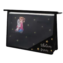 Купить Папка для труда А4 "ДЕВОЧКА И ЗАЙКА" 33*23см пластик, молния, внутр.блок для канц.принадлежностей — Фото №1