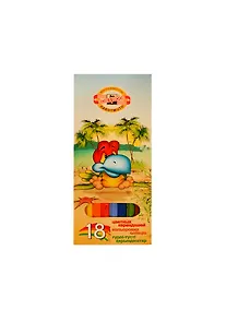 Купить Карандаши цветные Koh-I-Noor, Birds, 18 цветов — Фото №1