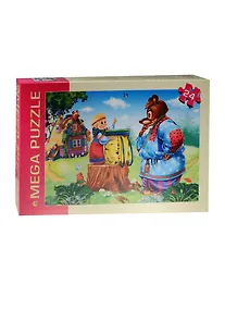 Купить Мегапазл Маша и Медведь (П24-0627) (24 элемента) (320х480) (Рыжий кот) (3+) (коробка) — Фото №1